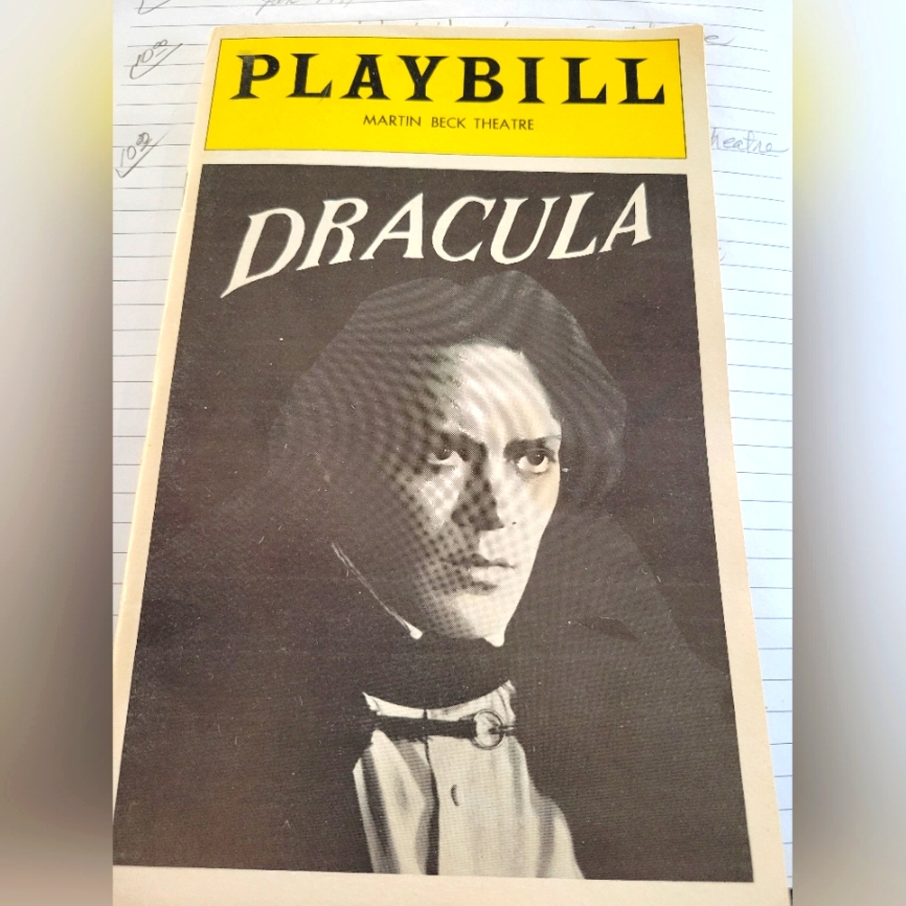 Dracula  Playbill from Martin Beck Theatre